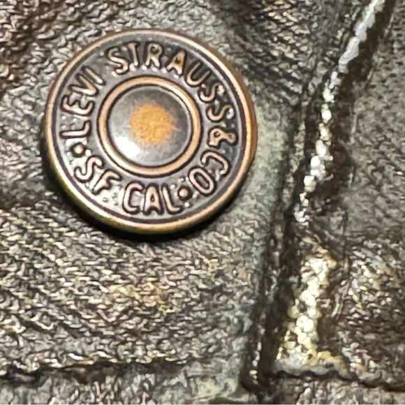 VIntage Bergamot Brass Works 1974 Levi's Jeans Bronze Belt Buckle Collectible - Picture 5 of 16